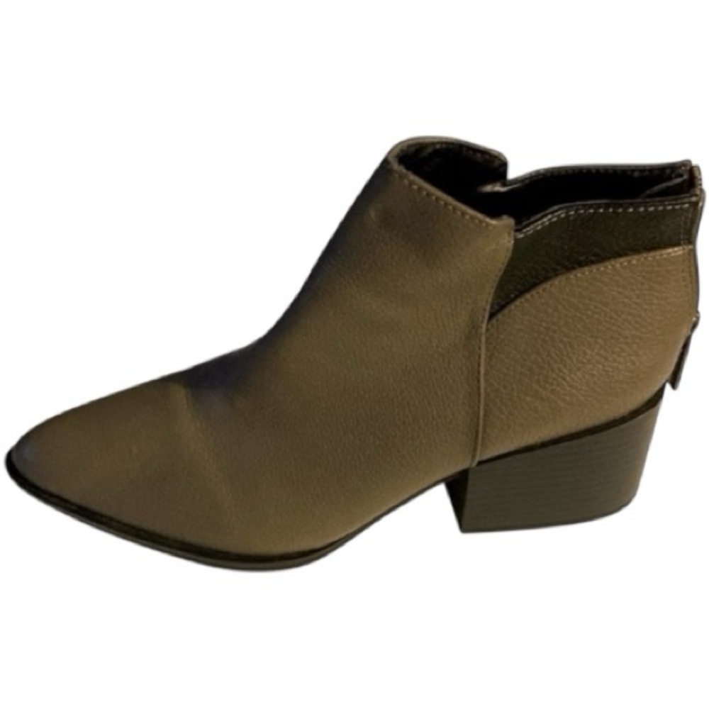 Simply Vera Boots, Ankle Boots, Neutral, Booties, Two tone, Heel Zips, Sz 8